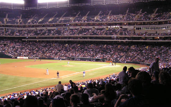 A view from the 3rd base side - Arlington