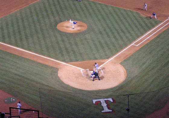 the pitch in Arlington